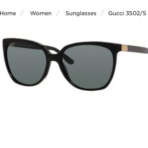 Gucci 3502/S black sunglasses